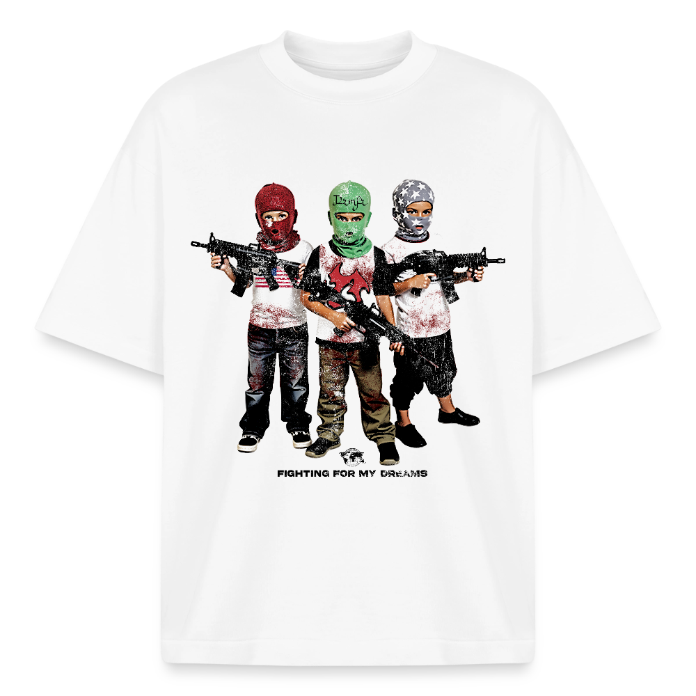 FIGHTING SHIRT - white
